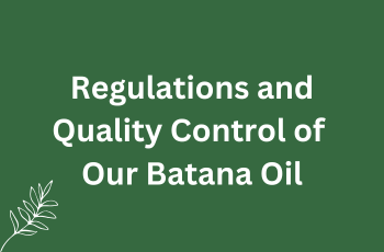 Regulations and Quality Control of Our Batana Oil