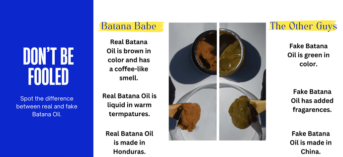 Real vs Fake Batana Oil
