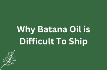 Why Batana Oil is Difficult To Ship