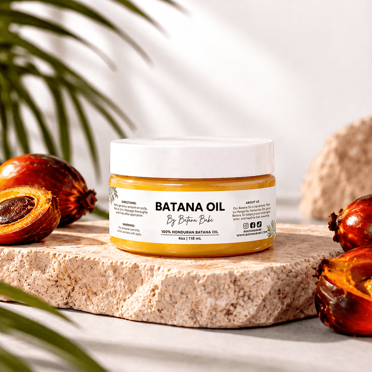 Cold Pressed batana oil with batana nut